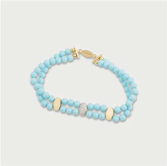 Armband Rue des Mille Dame ECLISSI GEN 2025 in Silber Turchese BRZ-029 M1 T AU - BRZ-029 M1 T AU